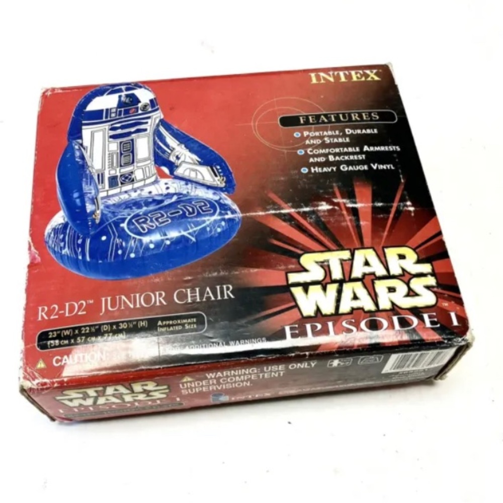 Star Wars Episode 1 R2-D2  Intex Children’s Blow-up Inflatable Junior Chair NIB